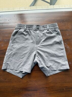 BURLEBO Men's Gray Athletic Shorts